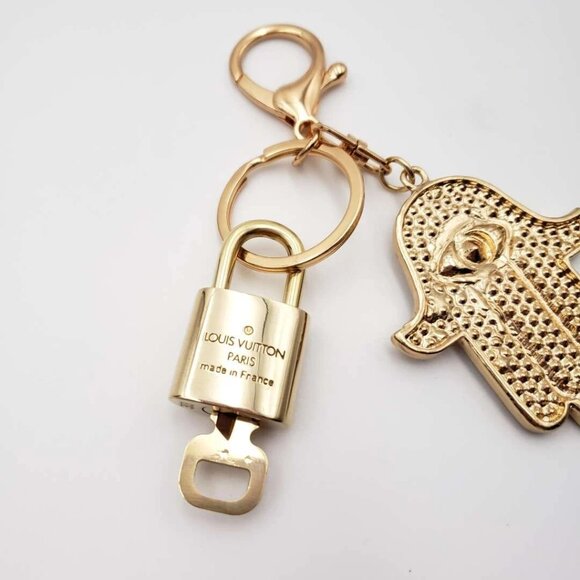 Authentic Louis Vuitton Lock & Key with unbranded Hand Bagcharm, Keycharm - Picture 7 of 9